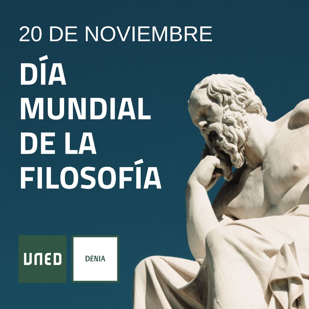 UNEDDENIA's tweet image. 📆 20 de noviembre Día Mundial de la Filosofía
Celebrando el Día mundial de la filosofía cada año, el tercer jueves de noviembre, UNESCO subraya el valor duradero de la filosofía para el desarrollo del pensamiento humano, para cada cultura y cada individuo.

#Somos2030 #Filosofía