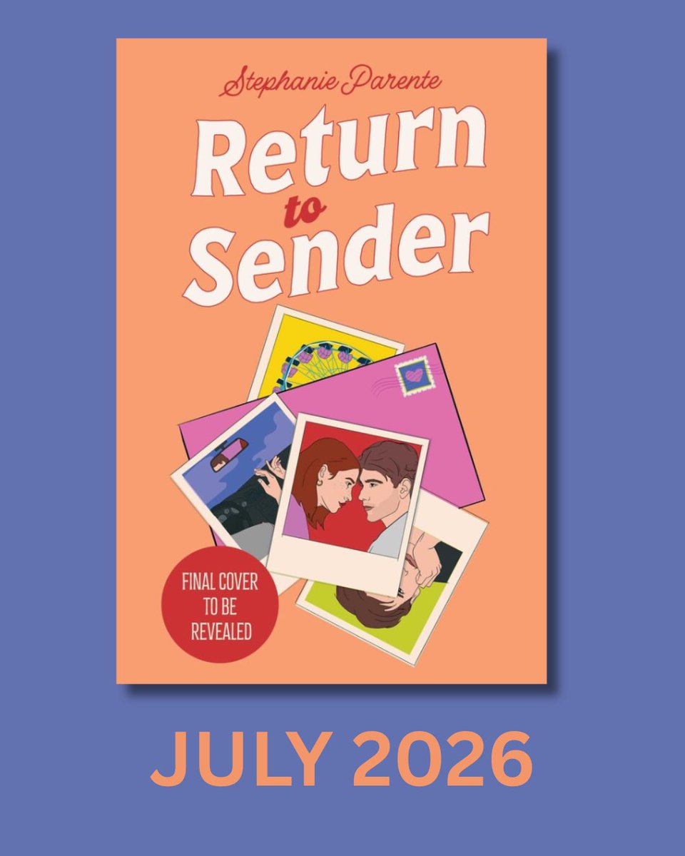KirstyOughton26's tweet image. I just wanted to share the holding cover for #ReturntoSender by @etnerapwrites which is out by @TeamBATC on 16th July 2026!! It sounds amazing! @BookMinxSJV 🥰🧡😍 

#bookblogger #2026book #exciting #holdingcover #stephanieparente
