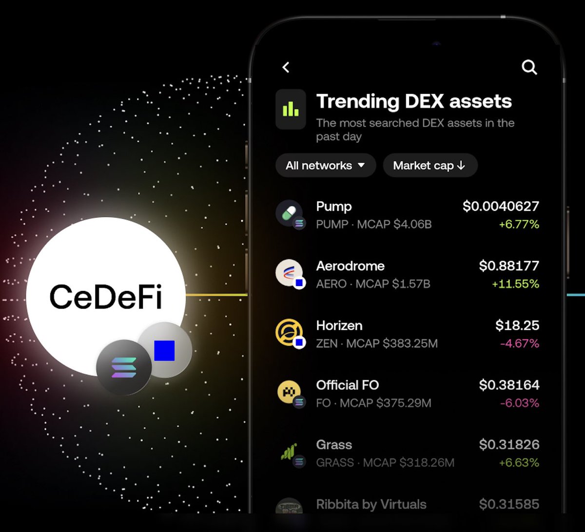 Dubai/GCC— heads up!

OKX just dropped CeDeFi: the cleanest way to trade Solana &amp; Base tokens, no wallet.

juggling. No gas fee. Price match.

Simplicity = unreal. 🤷🏻‍♂️