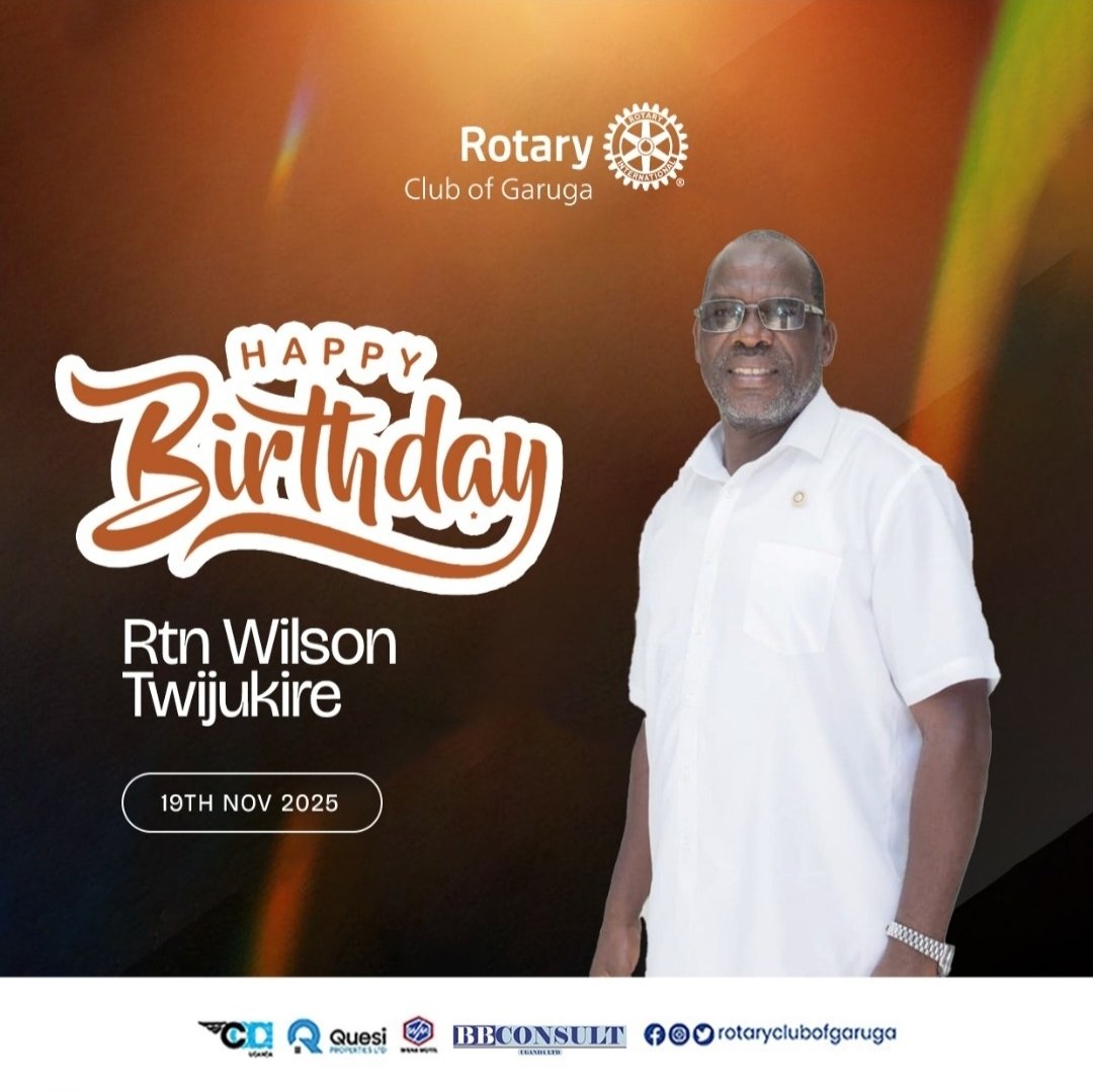 "A  happy birthday to our legendary Membership Chair, the driving force behind our club's strategic success,Your tireless efforts, guidance, and generosity have been the cornerstone of our achievements.
Thanks, Mr. Twijukire aka Mr WILNA for being an extraordinary leader to RCG.
