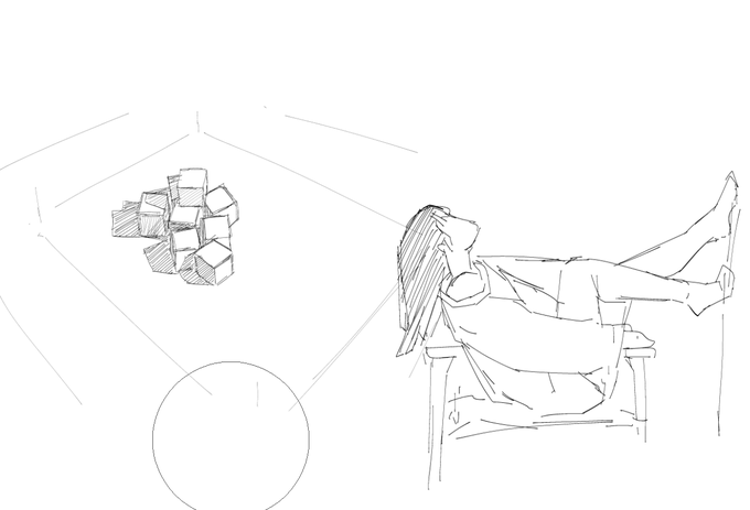 今日のクロッキ- 