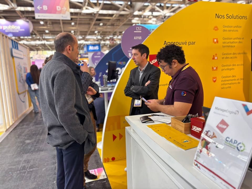 ManageEngineFra's tweet image. Jour 1 du Salon des Maires et des Collectivités à Paris Expo - Porte de Versailles terminé ! On vous retrouve les 19 et 20 novembre au PAVILLON 4 – C59.