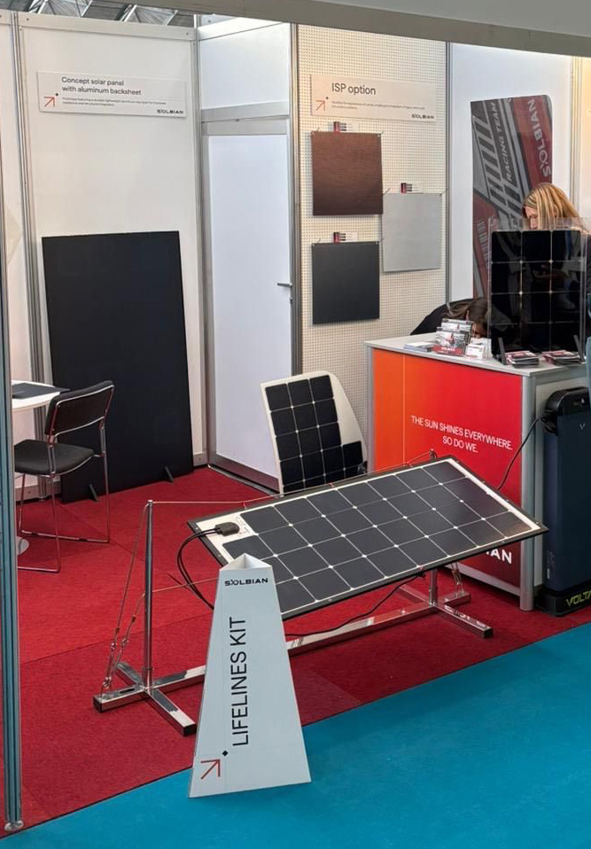Live from <a href="/metstrade/">METSTRADE</a> Amsterdam 2025 at the <a href="/Solbianflex/">Solbian</a> booth!
See the incredible difference between traditional and innovative colored #SolarPanels enhanced with our #SeeBeyondStaticCover applied on top.
Visit #Booth01852 and discover new opportunities!
#BeSmartBeSunny