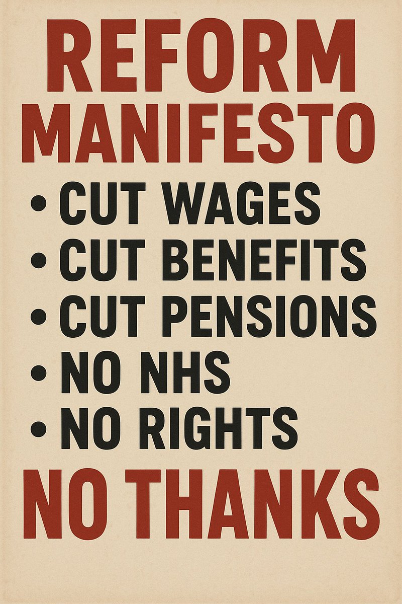 BRIANJe02432342's tweet image. By-elections Thursday

#NeverReform they are not your friends

Reform: Lies and mis-information

Protect your Pensions