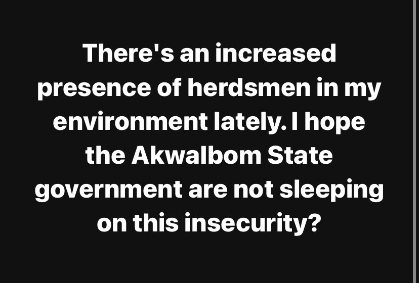 Big_Chef_1's tweet image. I hope the Akwa Ibom state government isn&apos;t sleeping on this.

I expect states in the southern Nigeria to key into tightening security and increase awareness to especially the rural communities