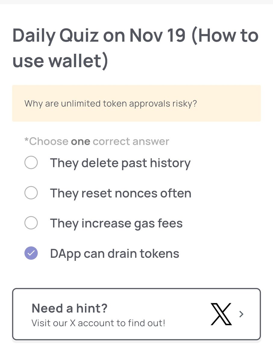 Kaouthar900's tweet image. 🧘🧘🧘@Xenea_io , @MARINA_PROTOCOL , @SyntaxVerse and @spurprotocol  daily quiz Answer :
⏯️Xenea : D
⏯️Marina  : A
⏯️ Syntaxeverse : B
⏯️ Spurprotocol : A
#Xenea, #Marina, #SyntaxVerse, #SpurProtocol 

🎗️Vault Pattern : 1-6-3-4