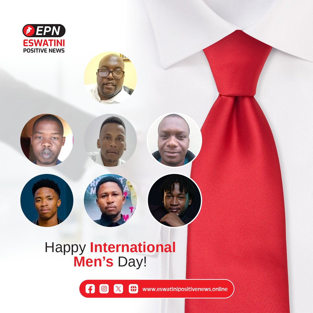 Happy International Men’s Day! 📷
To all the men who strive every day to build and protect a better future for their families, Eswatini Positive News recognizes you, and we stand with you!
#epn #positivenews #Eswatini #InternationalMensDay #MensDay2025 #CelebratingMen