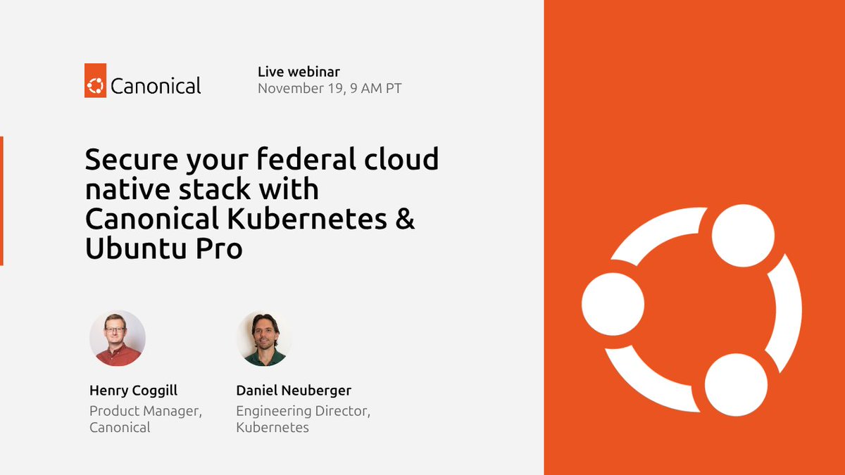 Join our webinar to see how Canonical’s FIPS and STIG-compliant Kubernetes stack helps federal teams move quickly and securely. 🔒

Register now: ubuntu.com/engage/secure-… 
 
#Kubernetes #FedRAMP #FIPS #UbuntuPro