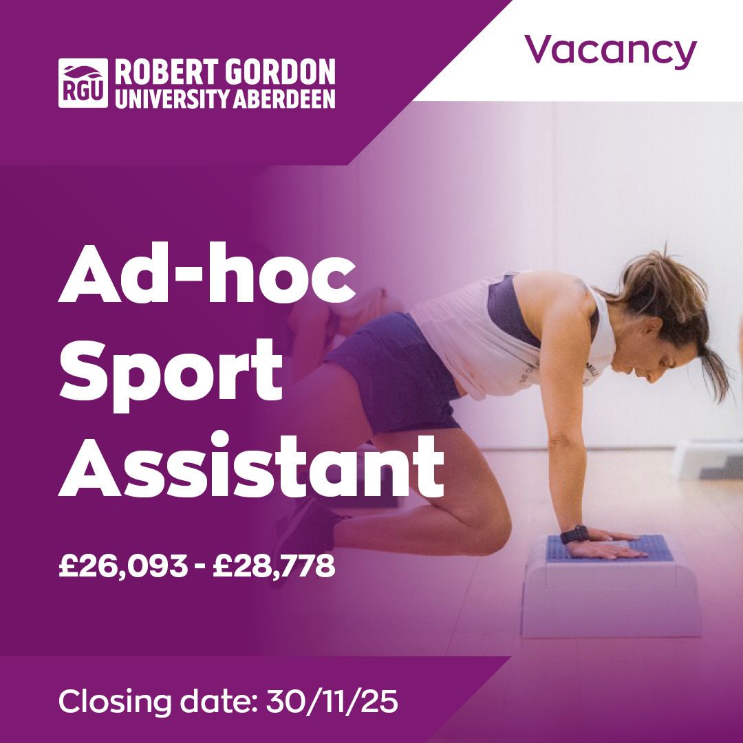 RGUjobs's tweet image. VACANCY: Adhoc Sport Assistant. A proactive nature, energy and drive, with experience within a sport, exercise and fitness environment needed. Find out more and apply - buff.ly/vzMHNqT