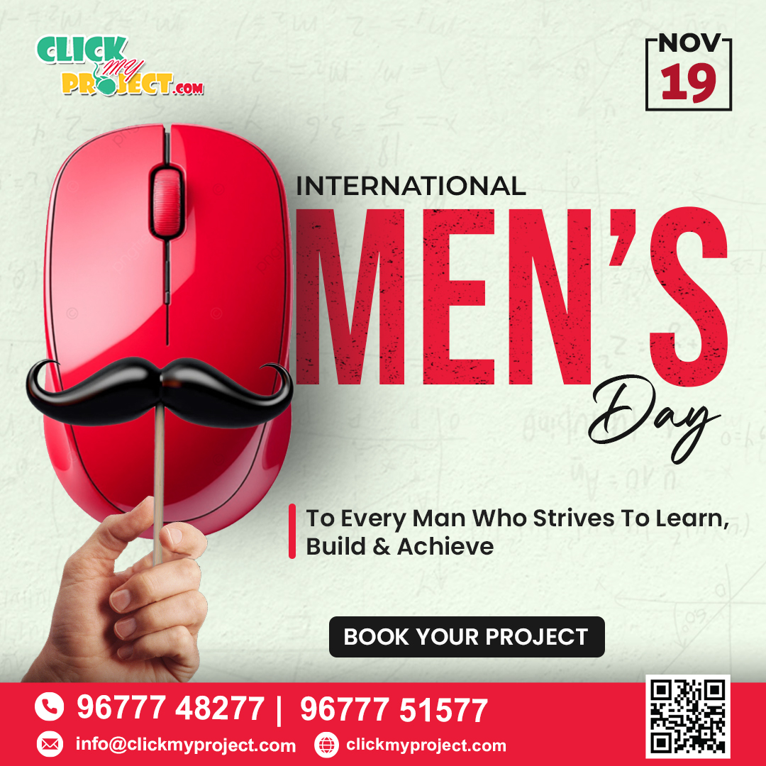 ClickMyProject's tweet image. 🧔‍Honoring Every Man - ClickMyProject 💼
🔗 website: clickmyproject.com
#ClickMyProject #InternationalMensDay #HappyMensDay #MensDay2025 #MensDayCelebration #MensDayWishes #StrongMen #SupportingMen #MensDayLove