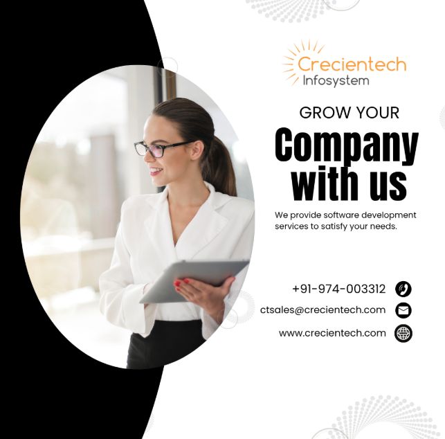 crecientec's tweet image. Do you want to grow your company with us? We provide software development services to satisfy your needs.

Visit here-crecientech.com

#software #technology #softwaredevelopmentservices #crecietechofferings #webmobiledevelopment