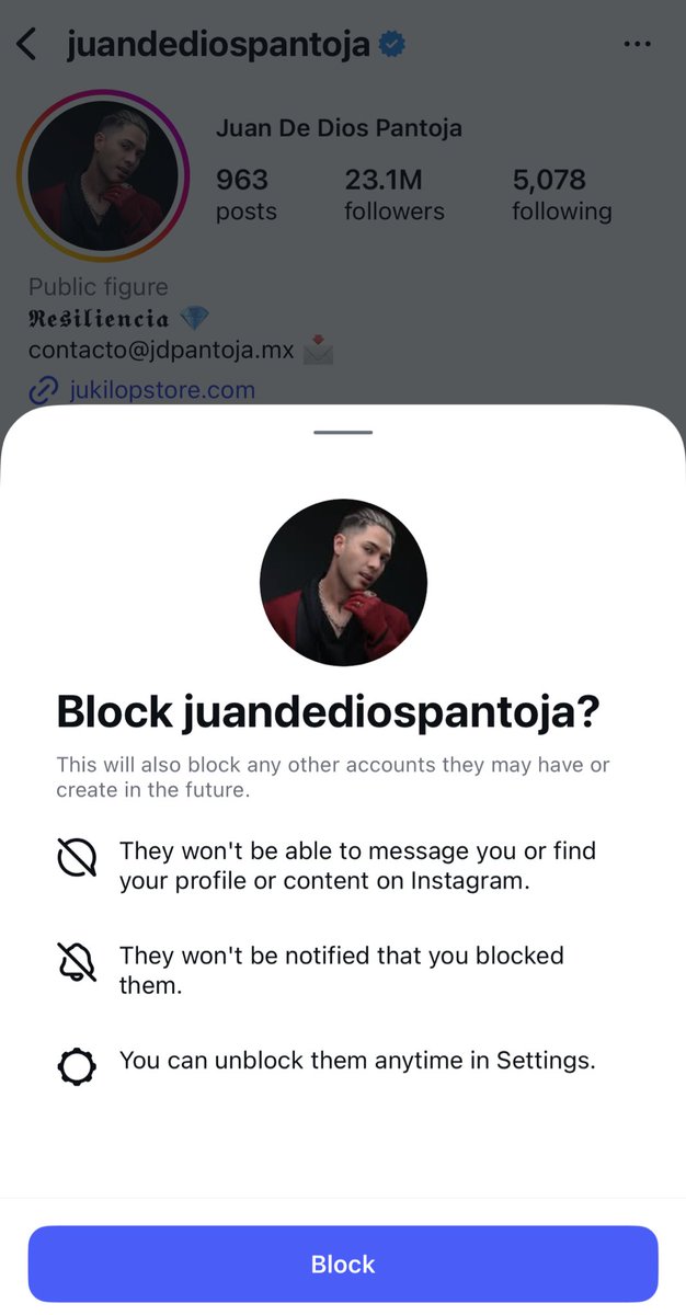 En solidaridad con Nayla Downs he decidido bloquear a Juan de Dios Pantoja  #LMD7