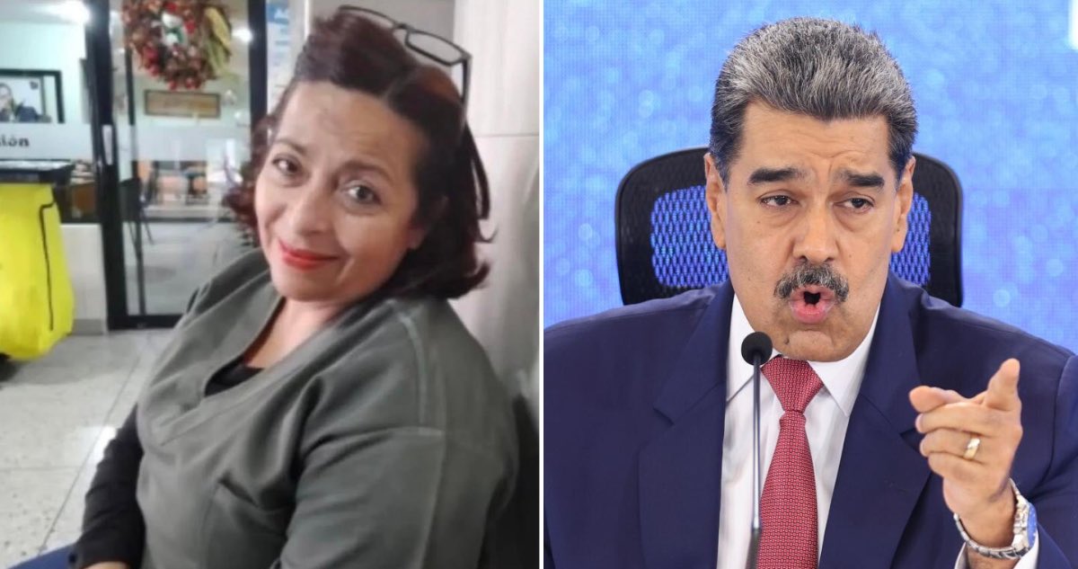 🇻🇪 | Un tribunal venezolano condenó a 30 años de cárcel a la médico Marggie Orozco, quien había efectado una crítica a Nicolás Maduro a través de un audio de WhatsApp.

Orozco, que es médico general, tiene 65 años y permanece recluida en el penal de Táchira. Fue sentenciada por