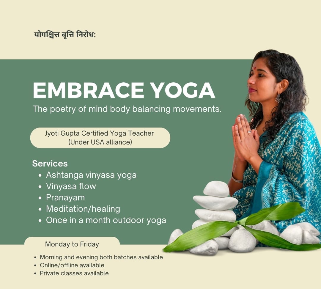 If you're planning to invest in your health 
And want to Discover strength,peace &amp; discipline then Start your yoga journey with Me.
Transform your mornings
Your healing starts the day you step on the mat. 

Begin where you are
•Online classes available
For details DM.

#ज्योतिG