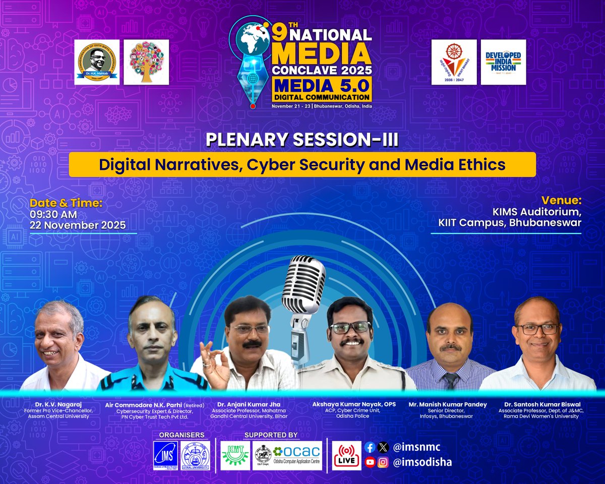 National Media Conclave (NMC) tweet media
