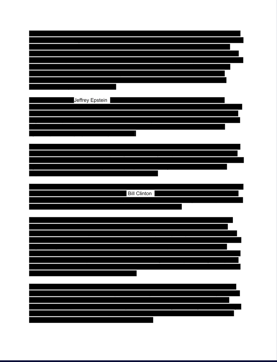 mmpadellan's tweet image. Sneak preview of the fully redacted Epstein files