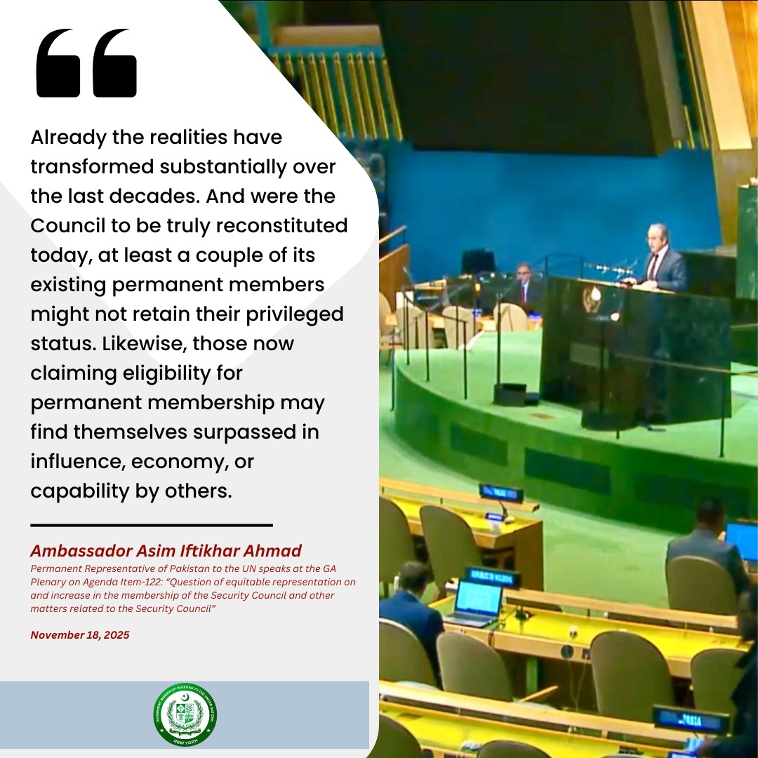 PakistanUN_NY's tweet photo. #PrivilegeForNone
#ReformForAll https://t.co/XBJa0UH6ti