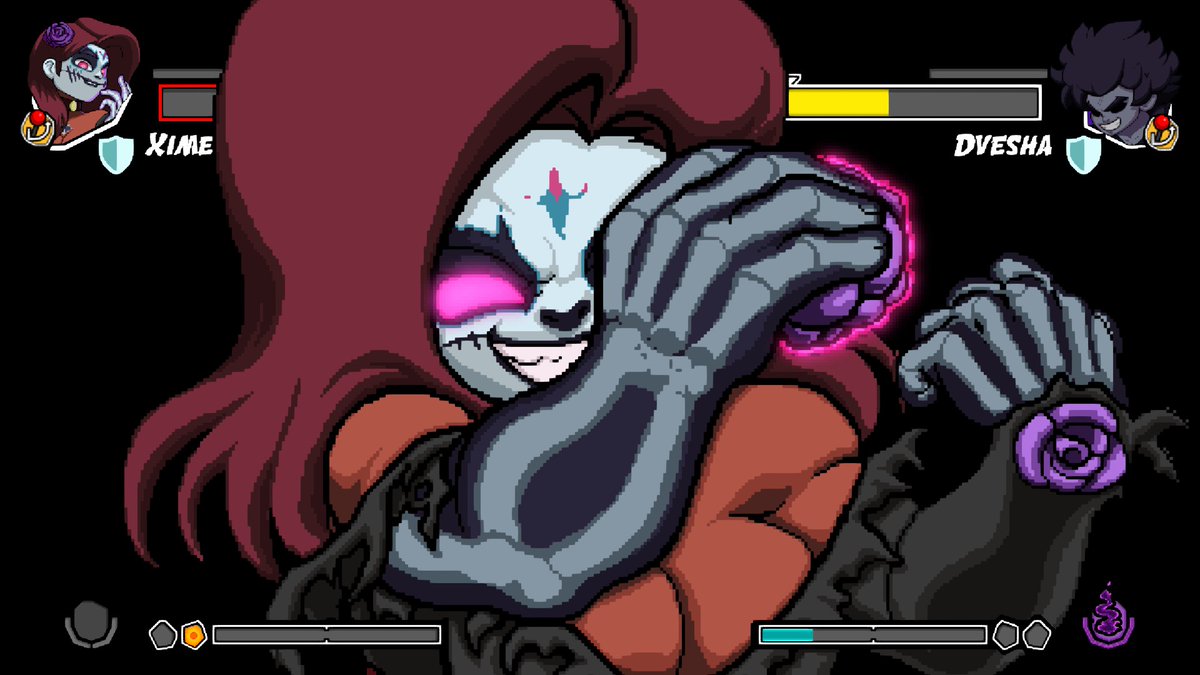 TheDeviot's tweet image. We wrapped up the last of the story extensions in Pocket Bravery and went through Rainbow Edition mode again. Thanks to @1upjohn and everyone for hanging.