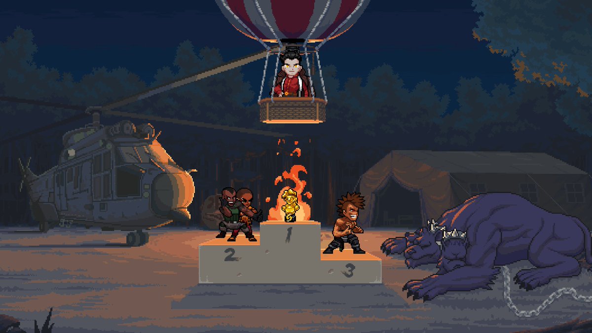 TheDeviot's tweet image. We wrapped up the last of the story extensions in Pocket Bravery and went through Rainbow Edition mode again. Thanks to @1upjohn and everyone for hanging.