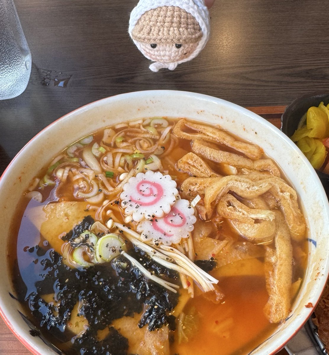 bakingsoda___'s tweet image. 20251119 FOODIE DIARY

콩알이는 점심으로 김치우동이랑돈갓스를 먹엇서요
돈갓스가 맛잇엇다고하네요 바삭슨.