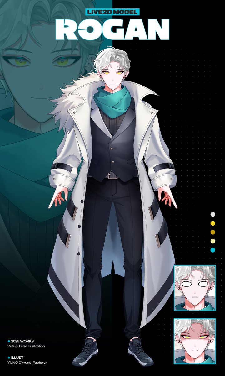 Yuno_Factory's tweet image. 🕊
#Vtuber #Vtuberart #Vtubermodel #버튜버 #Live2Dmodel #Vtuberdesign