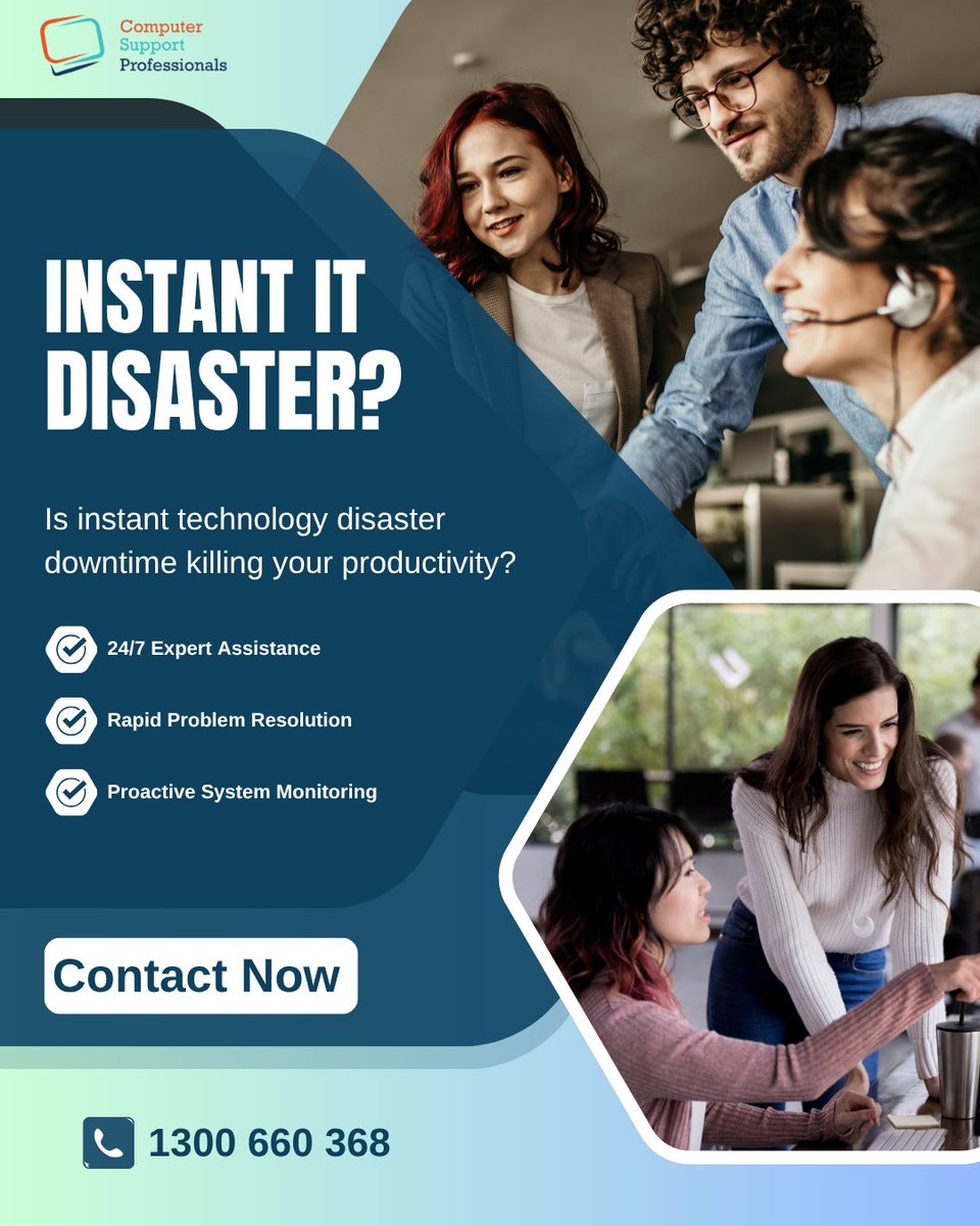 ProfessionalsCs's tweet image. Day or night, we’re here to keep your IT running smoothly, 24/7 support you can depend on.

Book a free consultation and secure your IT: bit.ly/3U1drRF

#helpdesksupport #ITConsulting  #ITmonitoring #ITSupport #24x7Support #ComputerSupportProfessionals #australia #sydney