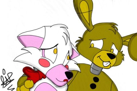 stillyurs's tweet image. WE all loved #mangle x #Springtrap when it was peak