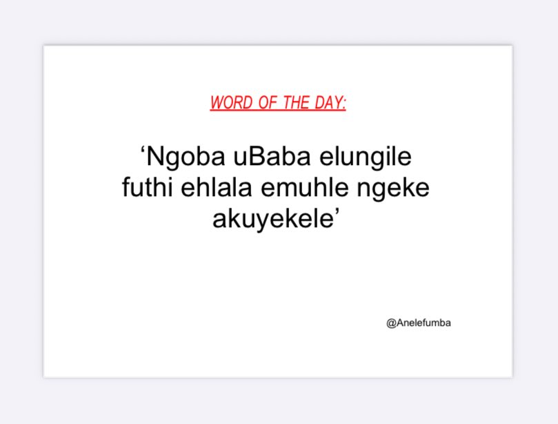 Anele Fumba 🇿🇦 tweet media