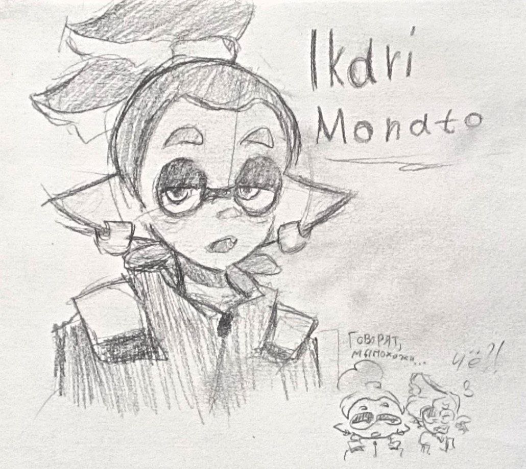 ikan00dlez's tweet image. #splatbands and Ikari  (dude shut up no  one knows who&apos;s Ikari  bleuugh)