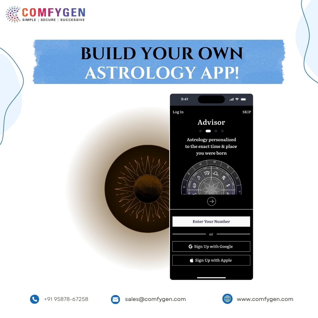 Comfygen_Tech's tweet image. ✨ Want to launch your own Astrology App?
Get a fast, secure &amp;amp; fully-custom solution delivered in just 7–15 days!
Horoscopes | Kundli | Predictions | Birth Charts 🔮
Start building today → comfygen.com/astrology-app-…
📞 +91 95878-67258
#AstrologyApp #AppDevelopment