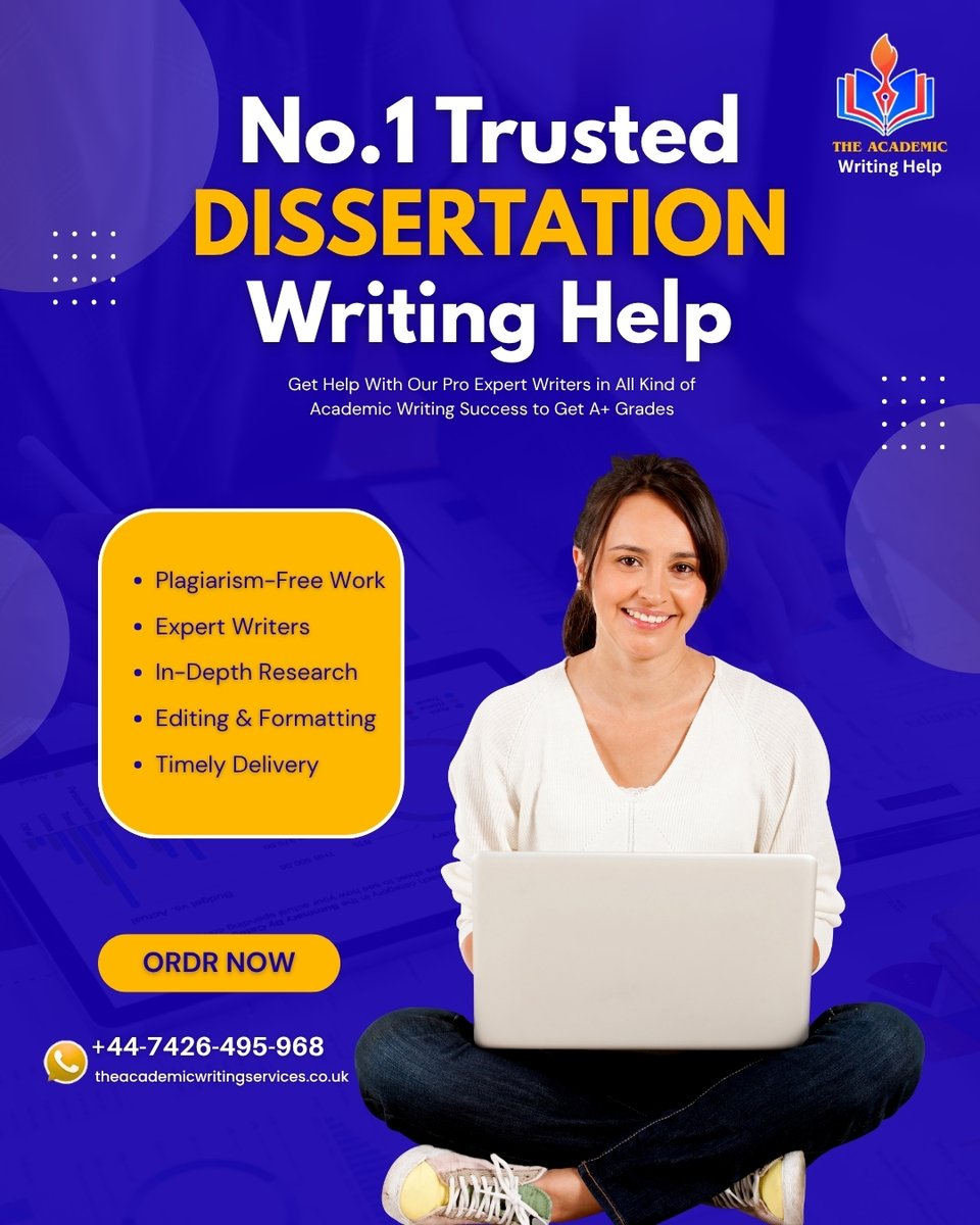 academicagencey's tweet image. 📷 Get No. 1 Trusted Dissertation Writing Services! 📷

📷 Contact us:
📷 📷 wa.me/+447426495968
📷 info@theacademicwritingservices.co.uk

📷 theacademicwritingservices.co.uk

#TrustedService #AcademicSupport #MastersDissertation #PhDDissertation #ExpertWriters #PlagiarismFree