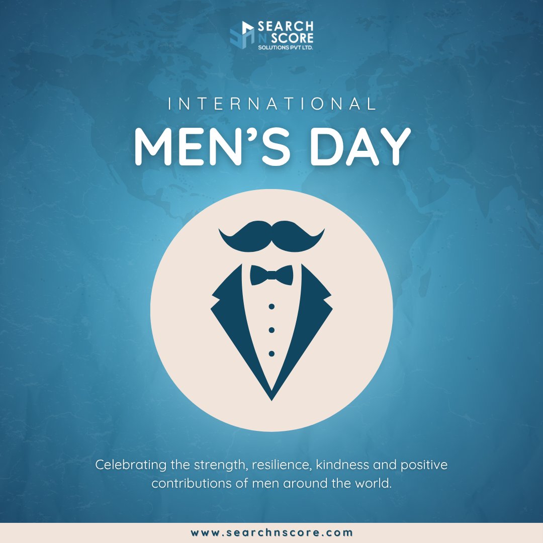 SearchnScore's tweet photo. Happy International Men’s Day! 💙
Today, we celebrate the men who inspire, support, and uplift others with strength and integrity.

#InternationalMensDay #MensDay #CelebrateMen  #MenWhoInspire #RespectMen #MensDay2025 #SupportAndEmpower  #sns #searchnscore #searchnscoresolution https://t.co/oZGJ69euCx