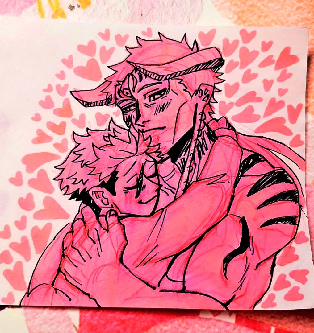 Venjt's tweet image. Baby's first DabuIta doodle 🫶💕