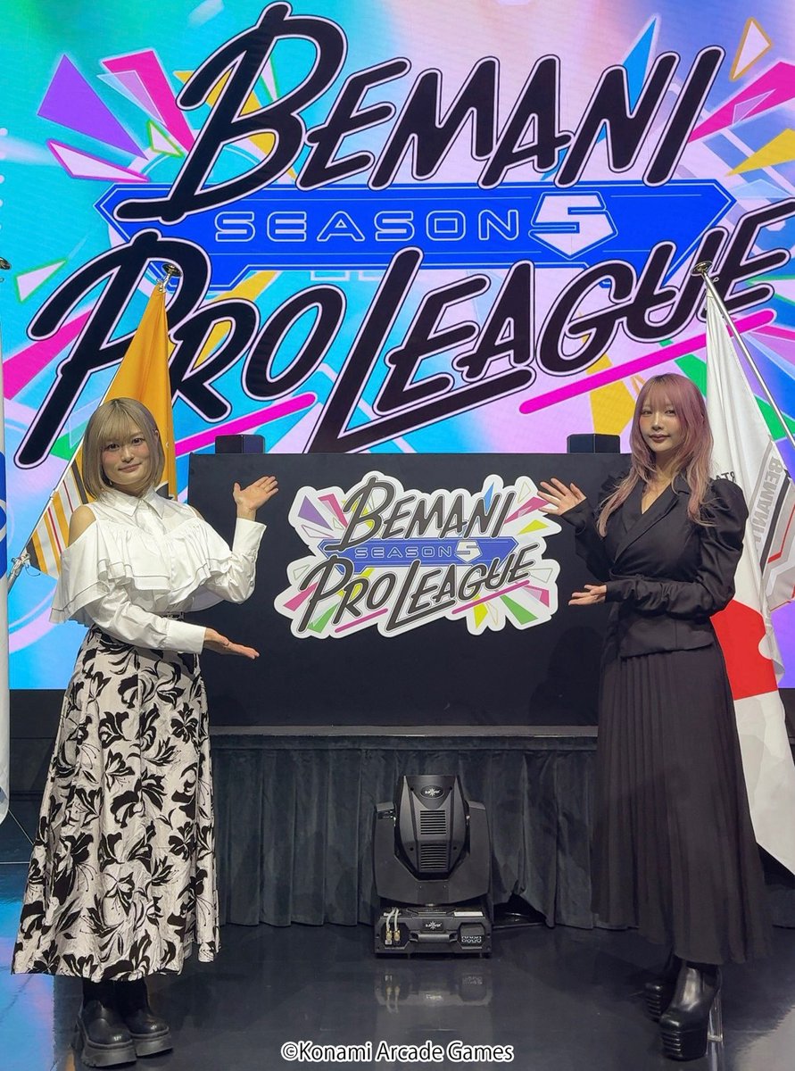 BemaniProLeague's tweet image. ˗ˏˋ お知らせ ˎˊ˗

#BPLS5 各配信のオープニング・エンディングトークを、
「福島蘭世(@Ranze_Fukushima)」さんと、「yunocy(@mizuyuno_)」さんに務めていただきます🎤
 
試合とあわせて、お二人の共演もお見逃しなく👀✨
 
11月26日20時からは、#俺と一緒にBPLS5 ！🔥