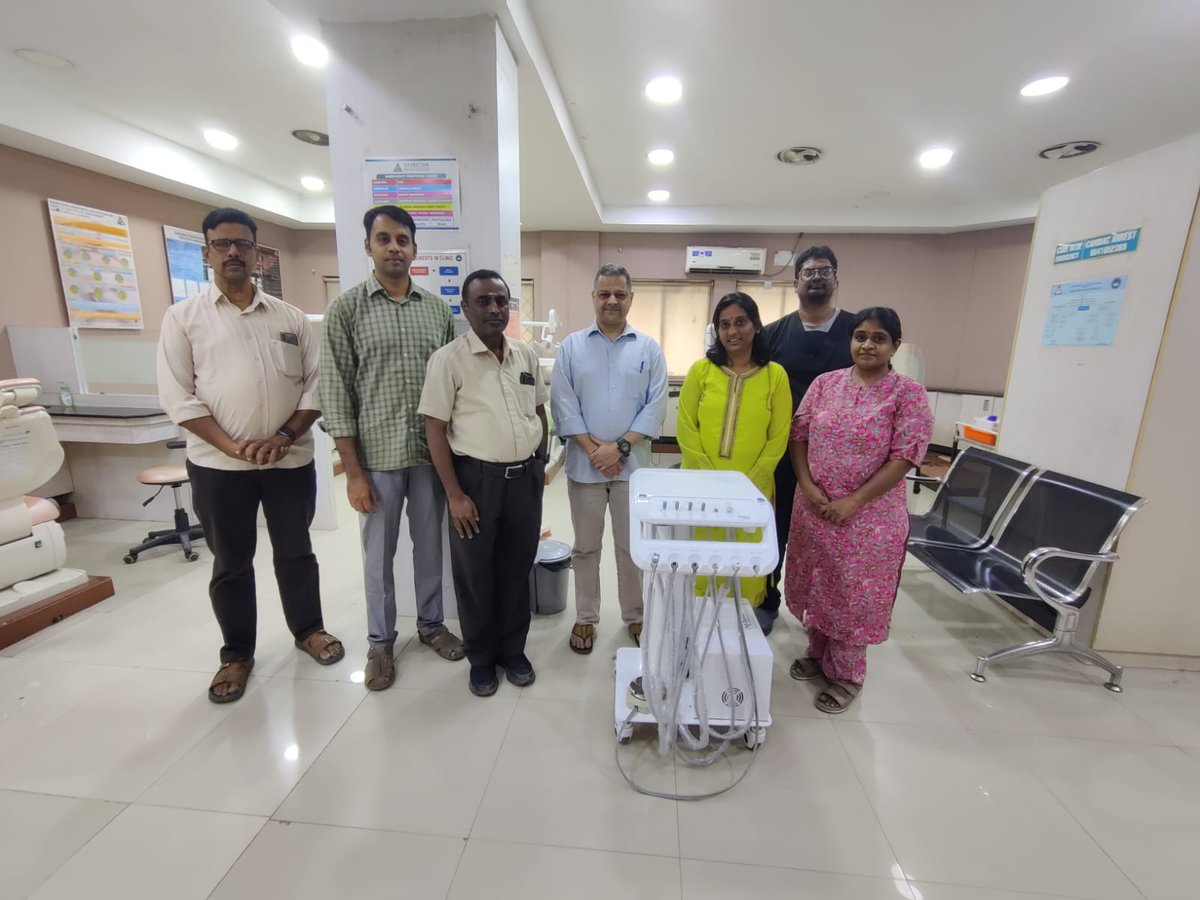 PhdSaveetha's tweet image. Mr. Arun Sundararajan MBA, retired Goldman Sachs investment banker, has donated a Mobile Treatment Unit to the Dept. of Public Health Dentistry, Saveetha Dental College.
Inspired by our institute’s long-standing commitment to serving underserved communities.