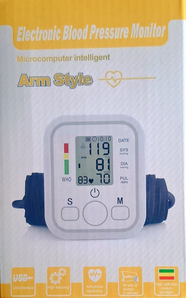 Bauss254's tweet image. Stay in control of your health! 💪
Get our Fully Automatic Arm BP Monitor; smart, accurate &amp;amp; easy to use!
🧠 Microcomputer tech |🔋 Dual power | 🔊 Voice+Backlit display
Perfect for home, clinic &amp;amp; travel! 🌍
💰 Only Ksh 2,500!
📲 Call/WhatsApp0728407599
#HealthCare #StayHealthy