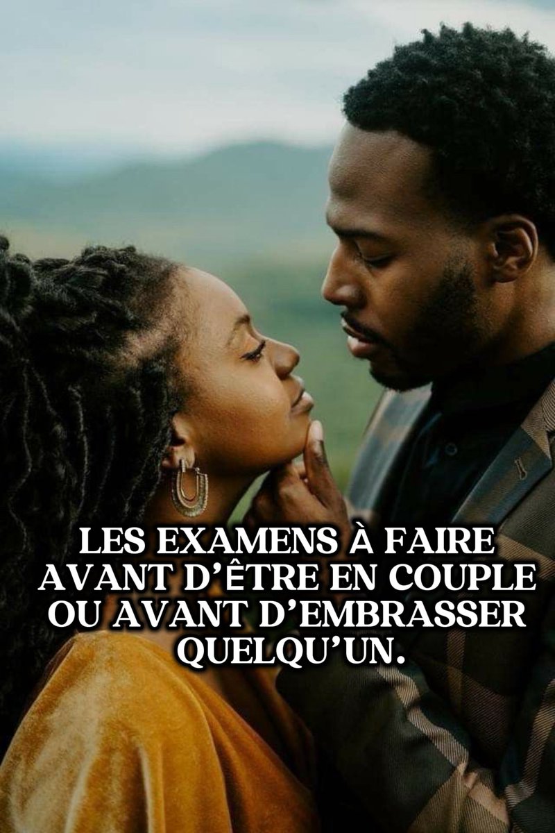 florencemeta's tweet image. LES EXAMENS À FAIRE AVANT D’ÊTRE EN COUPLE OU AVANT D’EMBRASSER QUELQU’UN.

1. VIH (Sida)

2. Hépatite B

3. Hépatite C

4. Génotype (pour détecter la drépanocytose)

5. Rhésus sanguin (important pour les grossesses futures)

6. Profil de fertilité (pour les deux partenaires si…