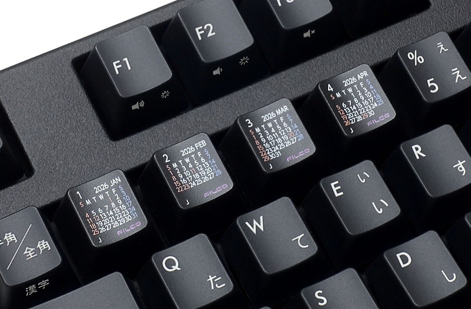 キーキャップをカレンダーに換装できる「FILCO Calendar Keycap Set 2026」 pc.watch.impress.co.jp/docs/news/2064…
