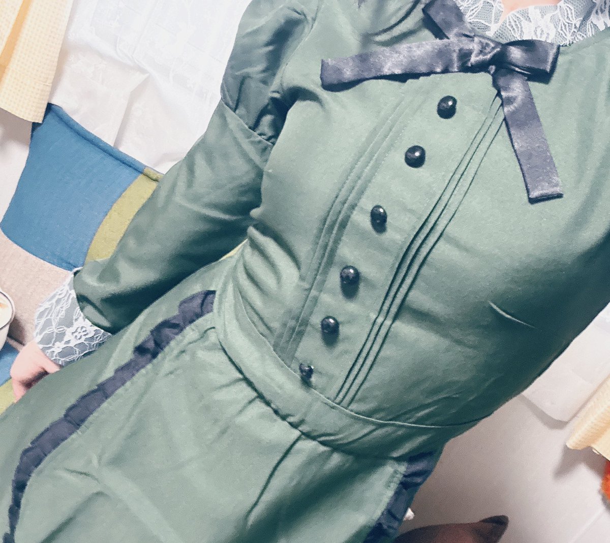 cocoView_mizuki's tweet image. ドンキに行ったら、可愛いコスプレ見つけた🫶洋館メイド！
めっかわすぎる！