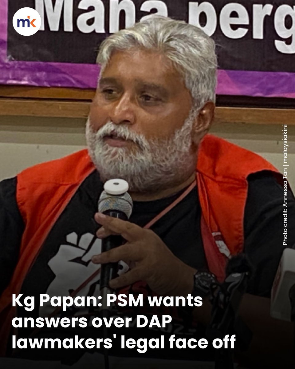 malaysiakini's tweet image. PSM has called on DAP to clarify its position on a potential conflict of interest of two of the party’s lawmakers over the eviction of Kampung Papan residents in Pandamaran, Klang.

This was after it was revealed that Kepong MP Lim Lip Eng is representing a developer involved in…