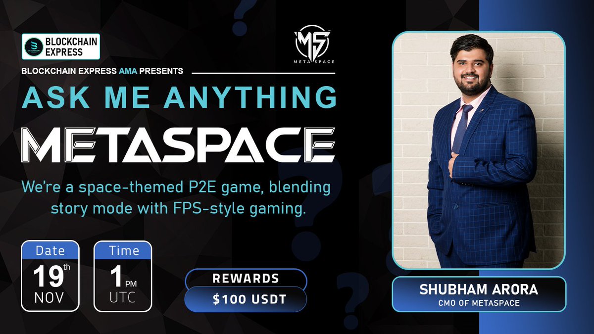 Blockchain_Ep's tweet image. 🎙️ Join with us for Exclusive #XSpace AMA with @metaspace_verse

🗓️ Date:- 19 November  2025
🕰️ Time:- 1:00 PM UTC 
🎁 Reward :- $1️⃣0️⃣0️⃣ 

🎙️ Guest:- 
&amp;gt; Shubham Arora || CMO [ @shubh_web3 ]

📌Joined Xspace :-
x.com/i/spaces/1mnGe…

〽️ Rules: 
1️⃣ Follow :- @metaspace_verse &amp;amp;…