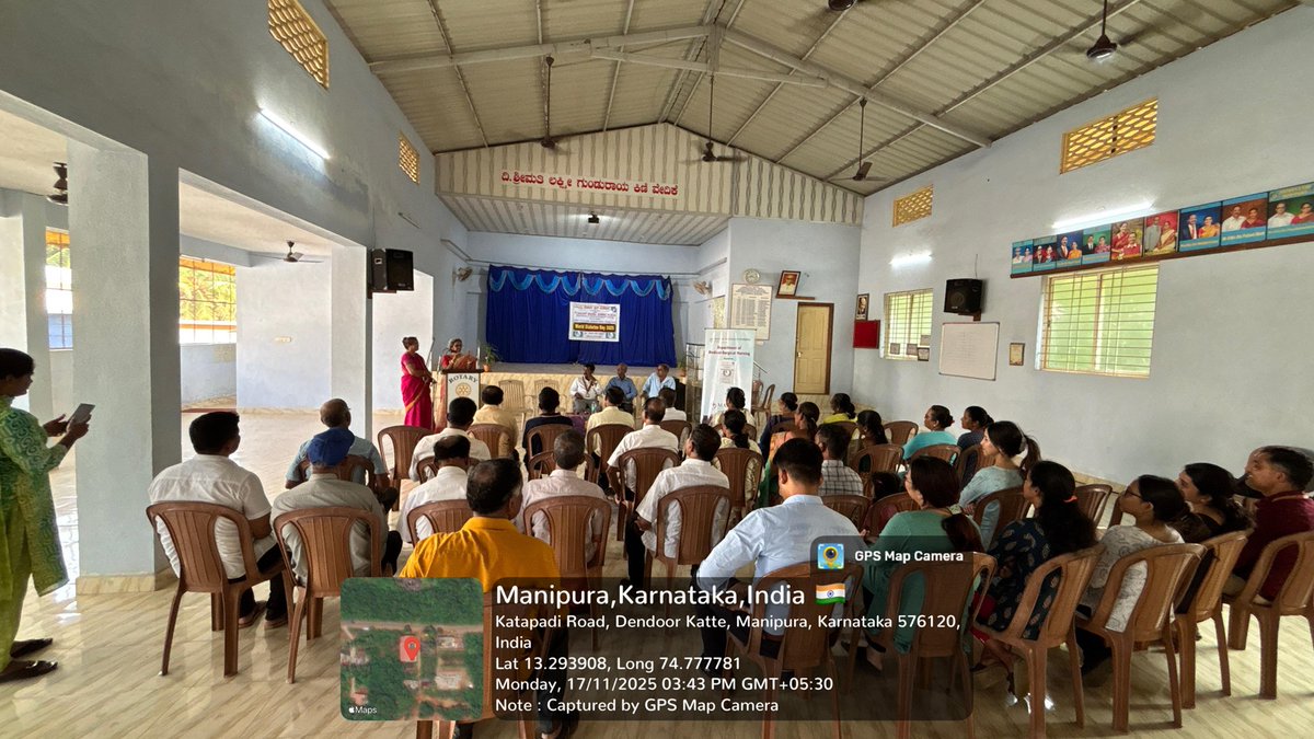 Dept. of Medical-Surgical Nsg <a href="/MconManipal/">MCON_Manipal</a> <a href="/MAHE_Manipal/">Manipal Academy of Higher Education</a> &amp; II MSc Nursing students, in association with Rotary Club, Manipura, Udupi Dist., organized a World Diabetes Day on 17.11.25. A total of 42 people participated. This initiative supported SDG3: Good Health &amp; Well-being.