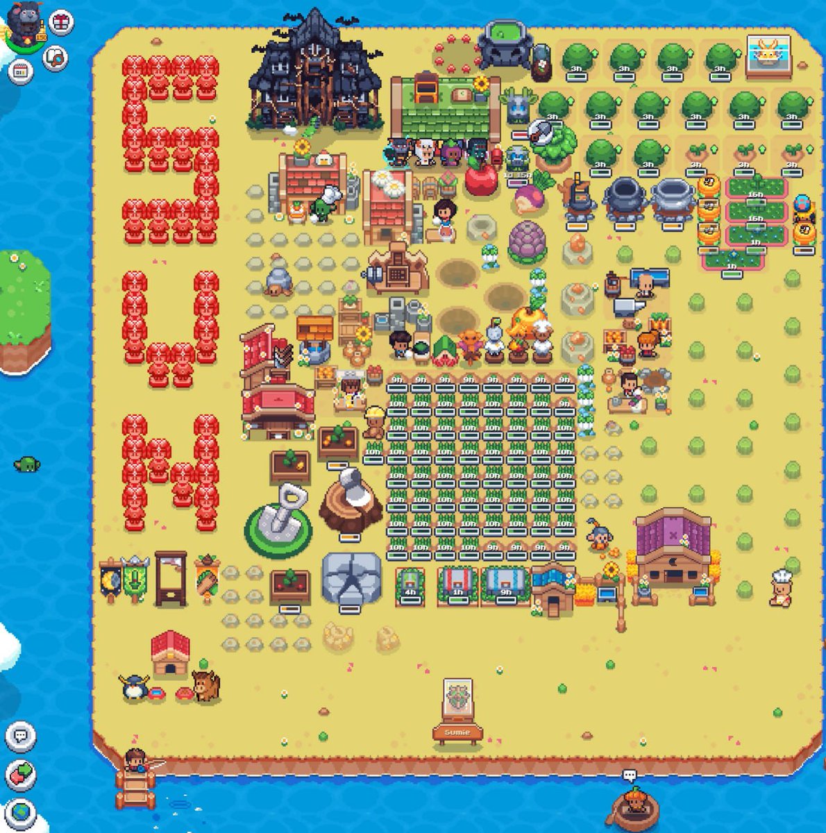 sophiadefi's tweet photo. Day 36 with @0xSunflowerLand  : I reached level 150 and unlocked all the lands of Desert. 
Many people asked me: why did I level up so fast ???
Visit my land: https://t.co/ne5NnwCNKP
Tap on the first small Bumpkin, then Follow! 
#SunflowerLandFarm https://t.co/kNWWEpwnMH