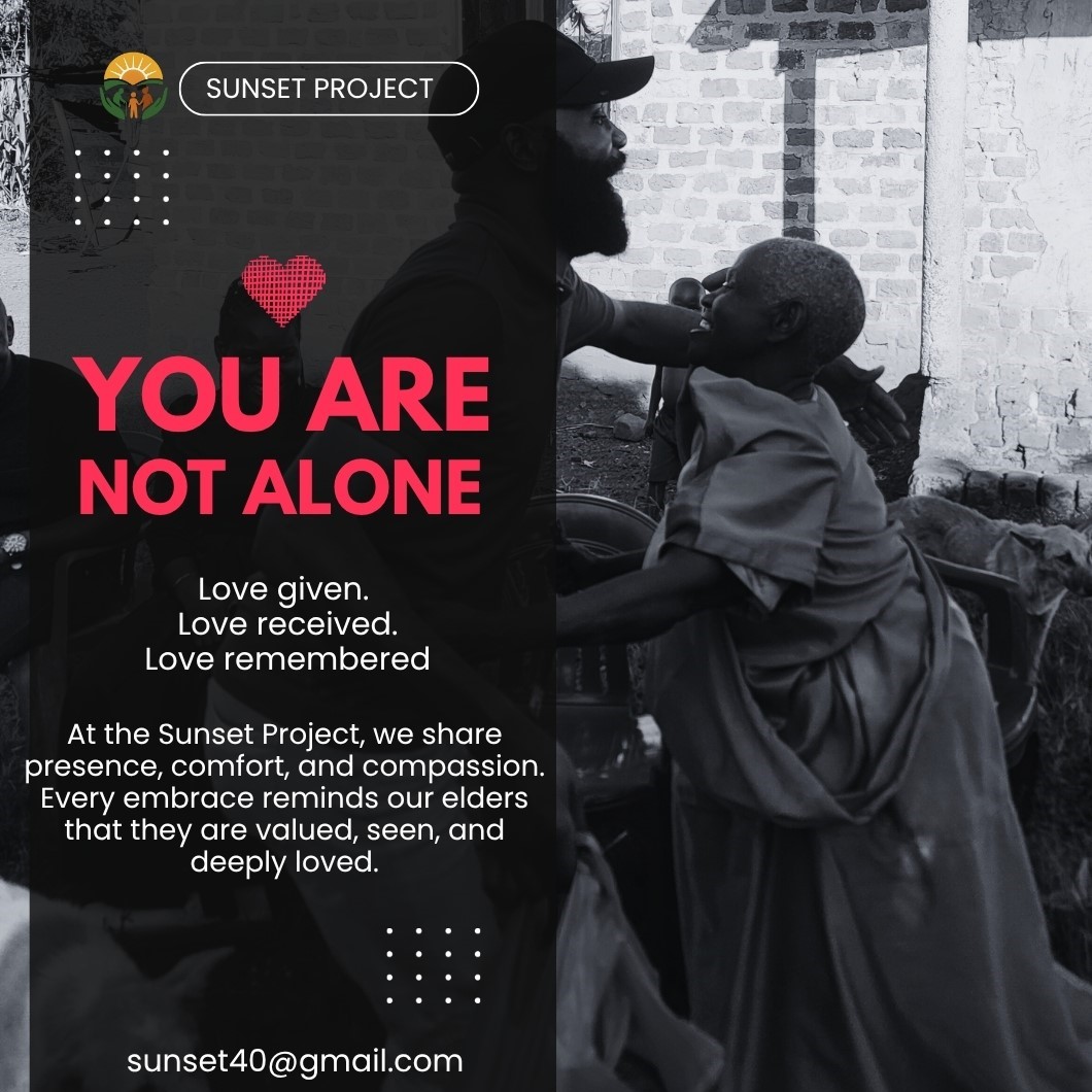 You Are Not Alone. 
Through the Sunset Project, we continue to bring comfort, dignity, and companionship to the elderly. 
Love given is never forgotten, and every act of kindnes is a reminder that every elder is valued, seen, &amp; deeply loved.

Together, let’s keep sharing hope.