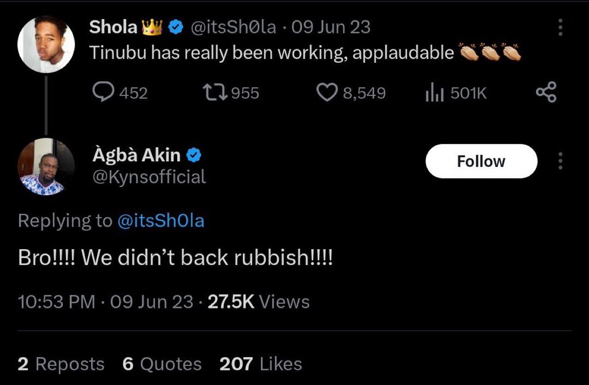 Allezamani's tweet image. A tale of two idiots. 

Repost without saying anything