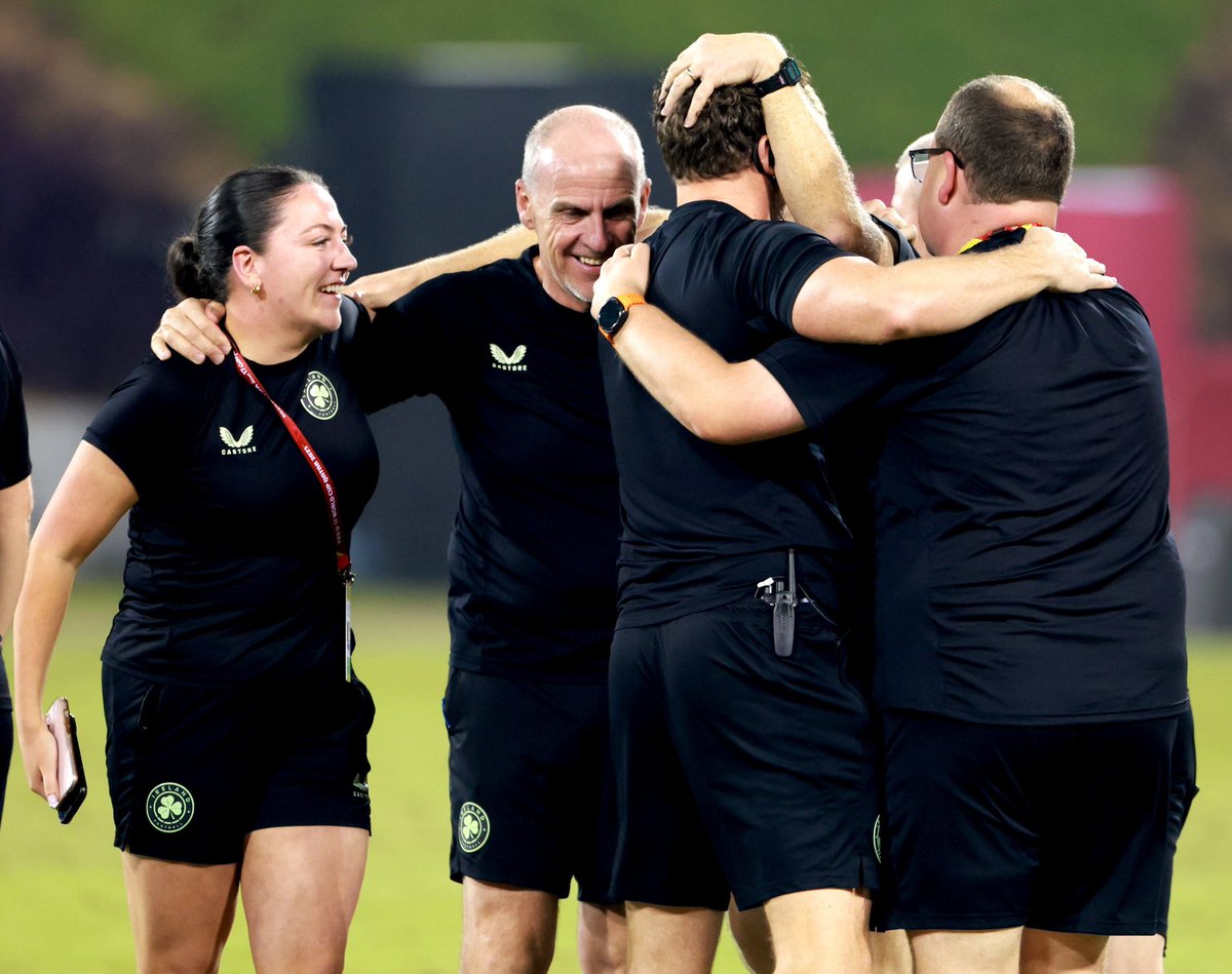 Ireland MU17,s Round of 16 game at the WC in Qatar last evening.
Fantastic effort from the players with brilliant experiences &amp; memories throughout the 5 games in the tournament .
An honour to work with a special group of players &amp; be part of a fantastic staff 
<a href="/IrelandFootball/">Ireland Football ⚽️🇮🇪</a>