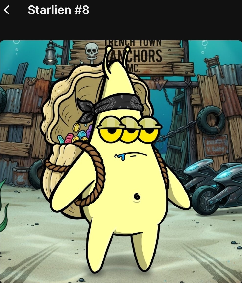 Received my starlien from <a href="/I_T_NFT/">Medi Gang 💀 Inner 💭s ⚡️</a> 
Giveaway!!
Wicked 🔥