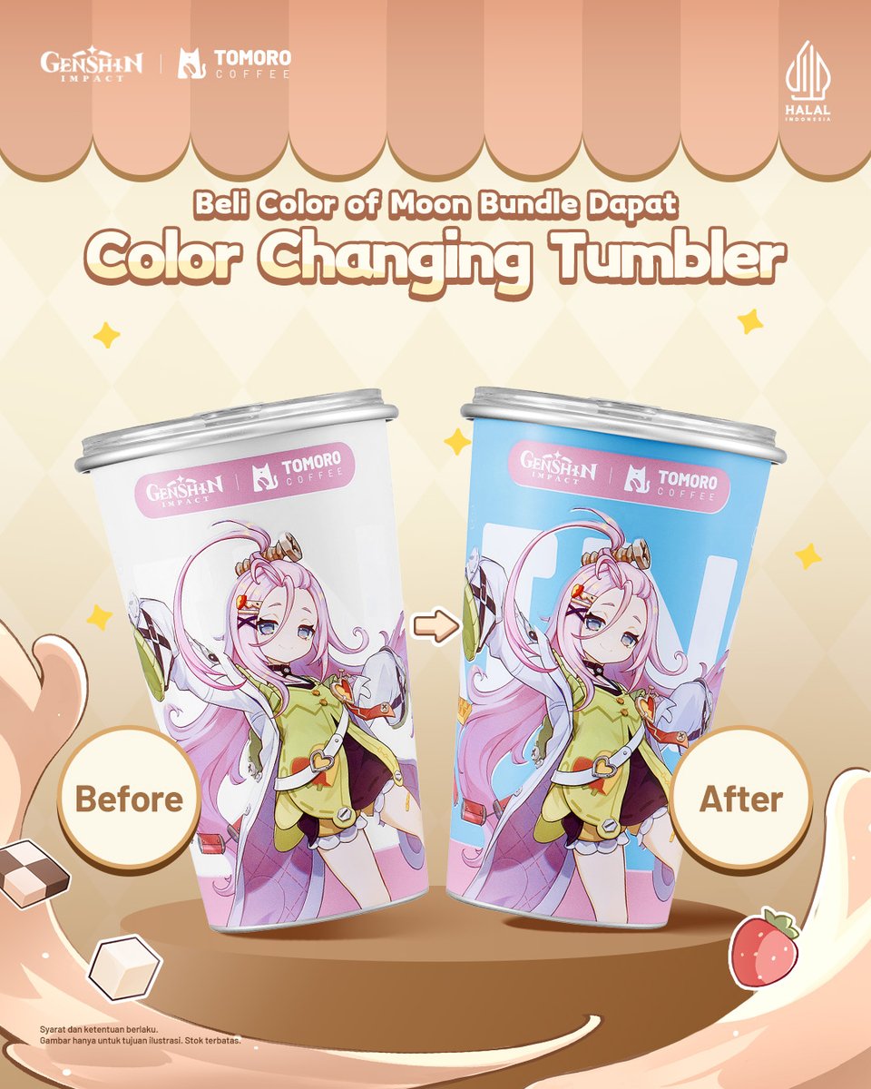 原神』と『TOMORO COFFEE』のコラボが2025年11月26日からインドネシア