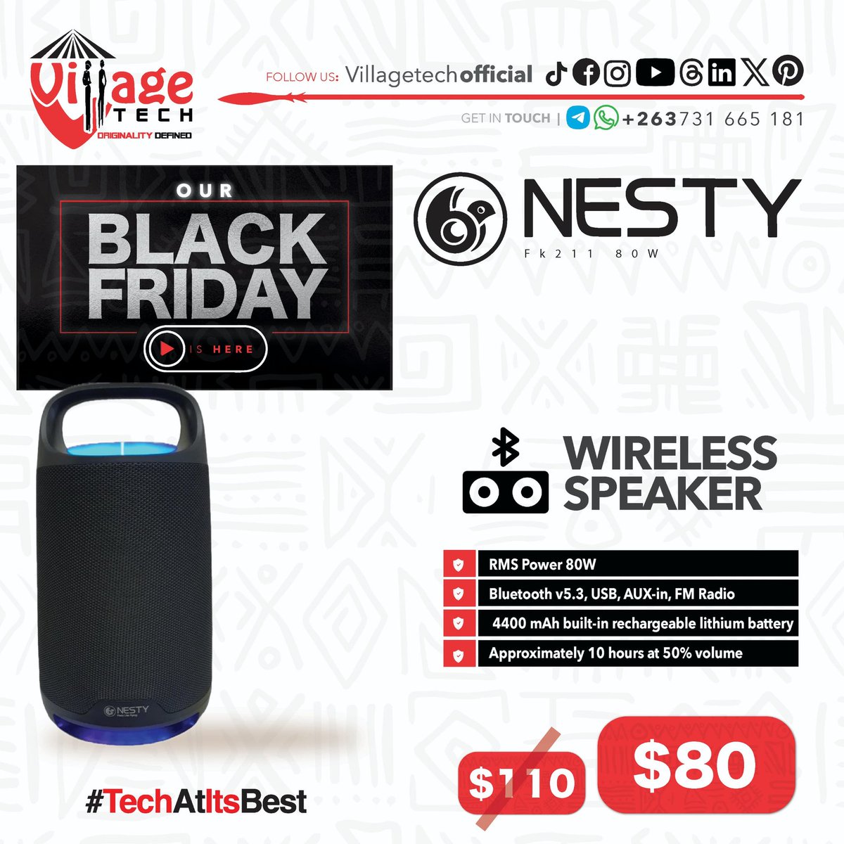 VillageTechOff's tweet image. Its almost black friday o&apos;clock at Village Tech
#techatitsbest