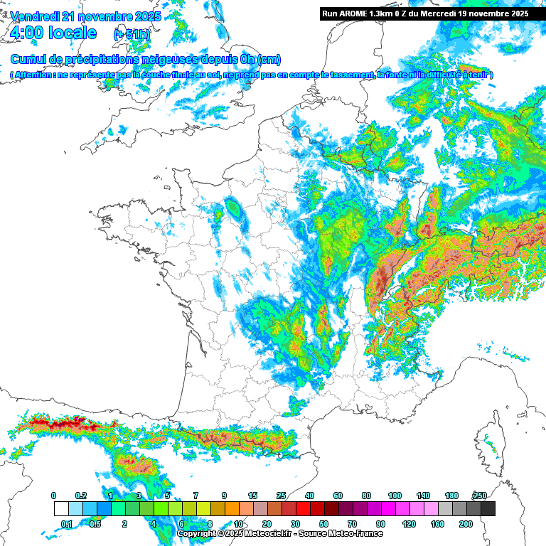 AROME 0z J+2 #neige